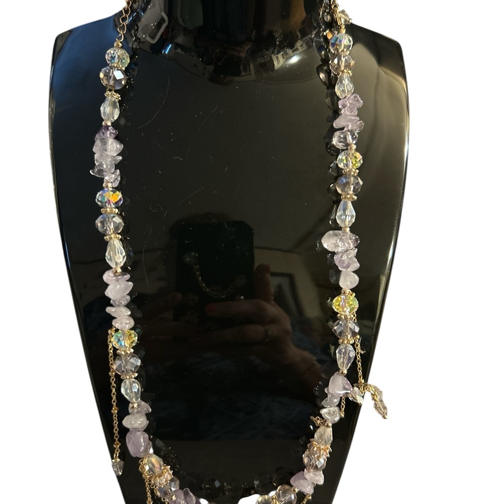 Elegant Multi-Color Beaded Necklace